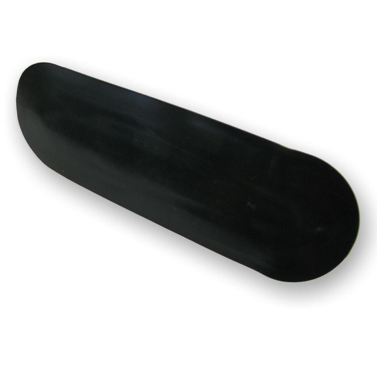 Bugz Surfboard Soft Finne aus schwarzem Gummi zum Aufkleben, Seitenansicht