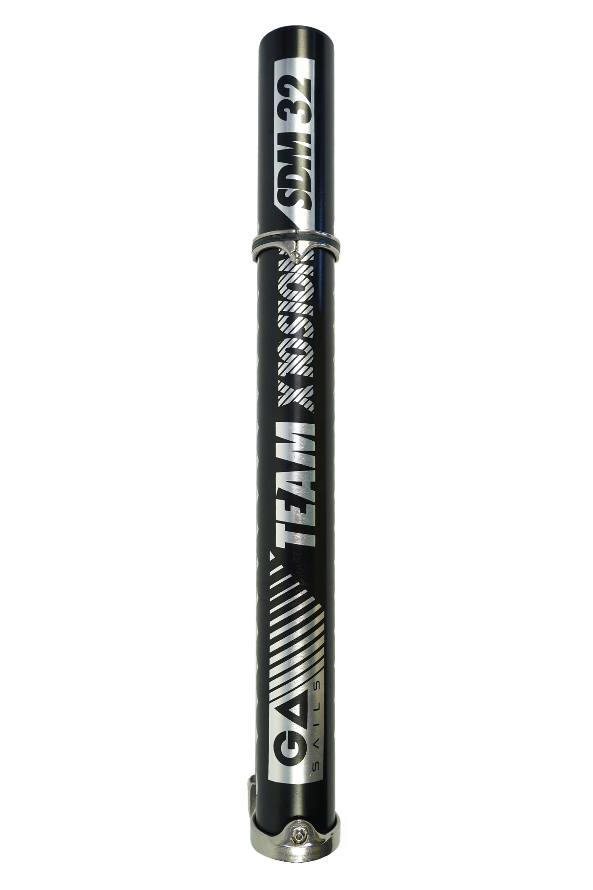 GA Extension PRO Alu LTD MTE 2026 schwarze Aluminium-Erweiterung mit Textilmuster, Frontansicht