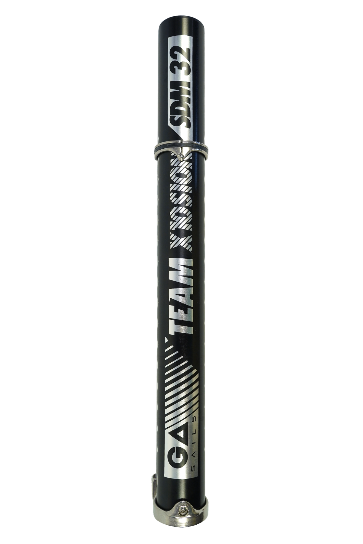 GA Extension PRO Alu LTD MTE 2026 schwarze Aluminium-Erweiterung mit Textilmuster, Frontansicht