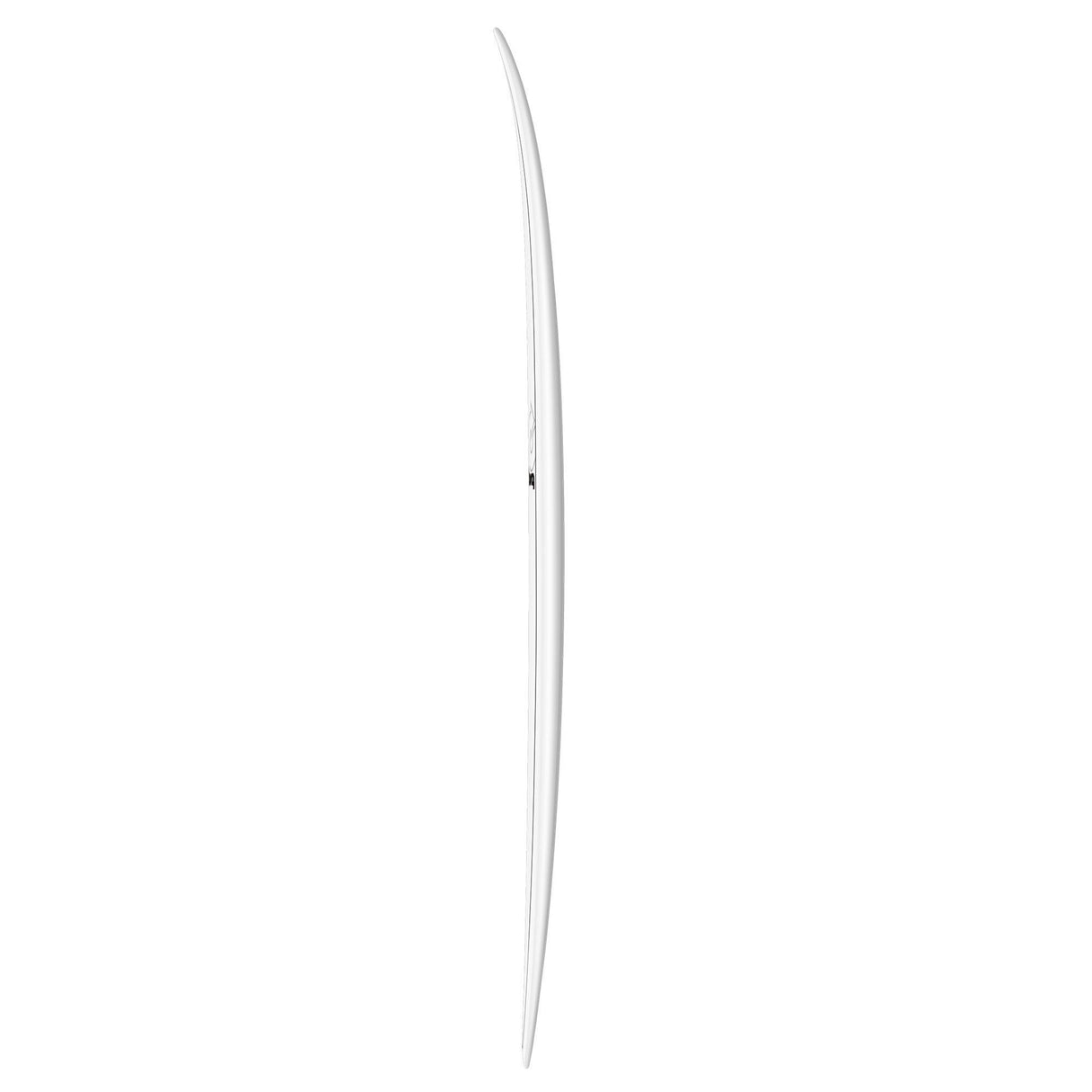 Torq TET MOD Fun & Fish Surfboard in Weiß mit schlankem Design, seitliche Ansicht