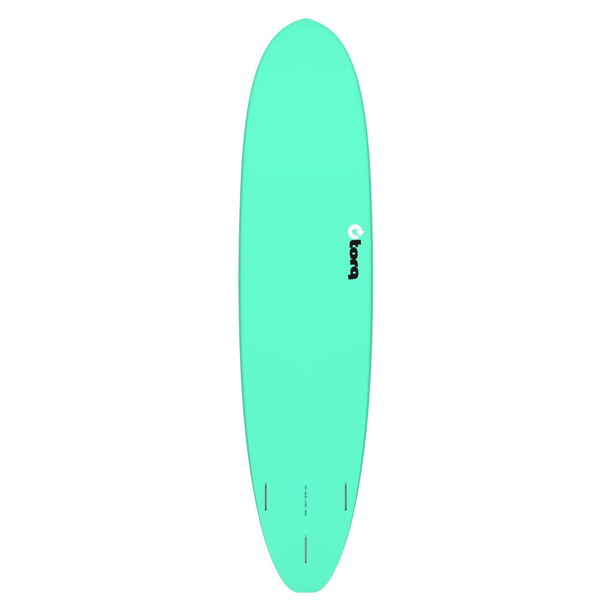 Torq TET V+ MOD Fun Surfboard in Mint, Draufsicht, modernes Design mit schwarzem Logo