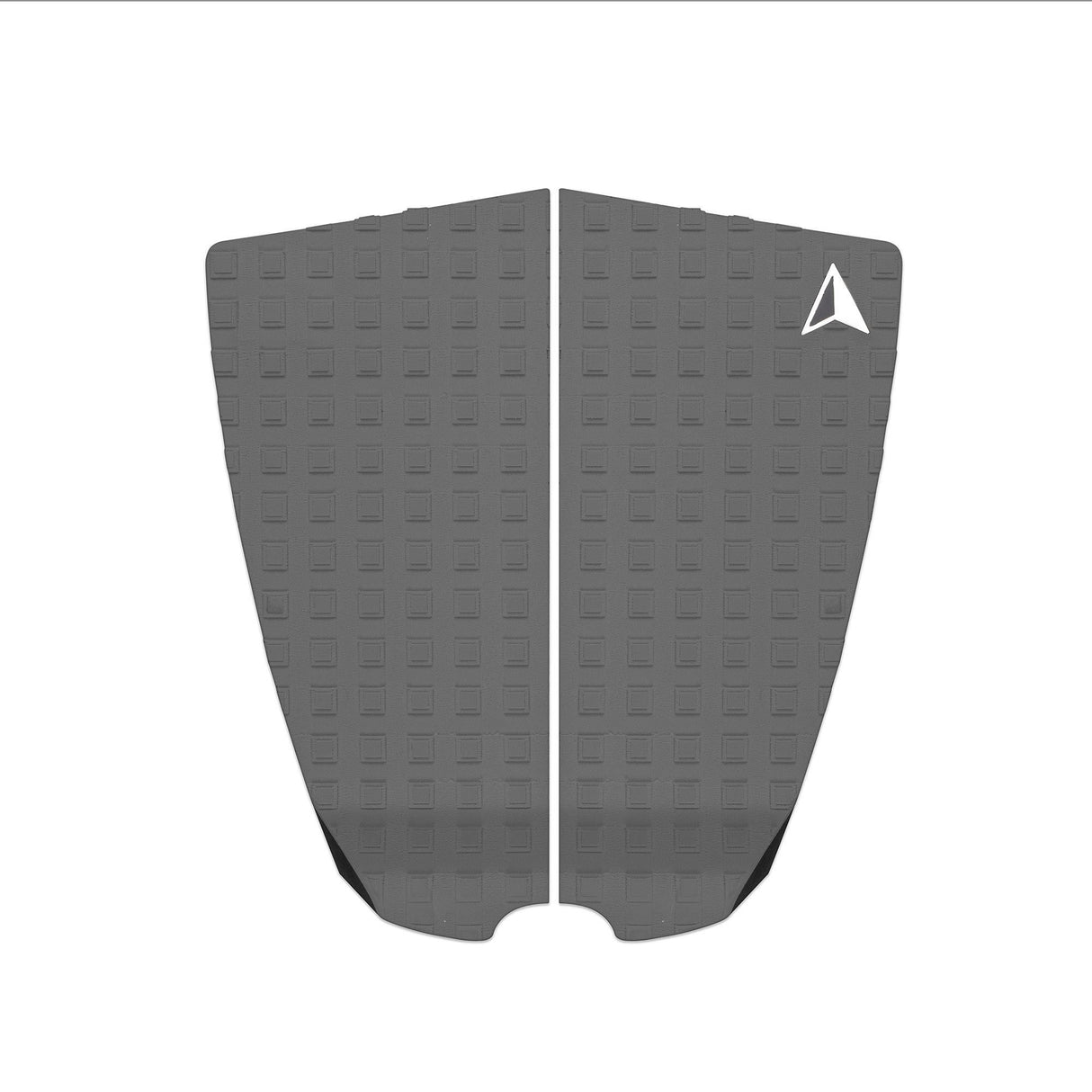 Roam Footpad Deck Grip Traction Pad 2-tlg, grau, strukturierte Oberfläche mit Noppen, zweiteilig, Draufsicht