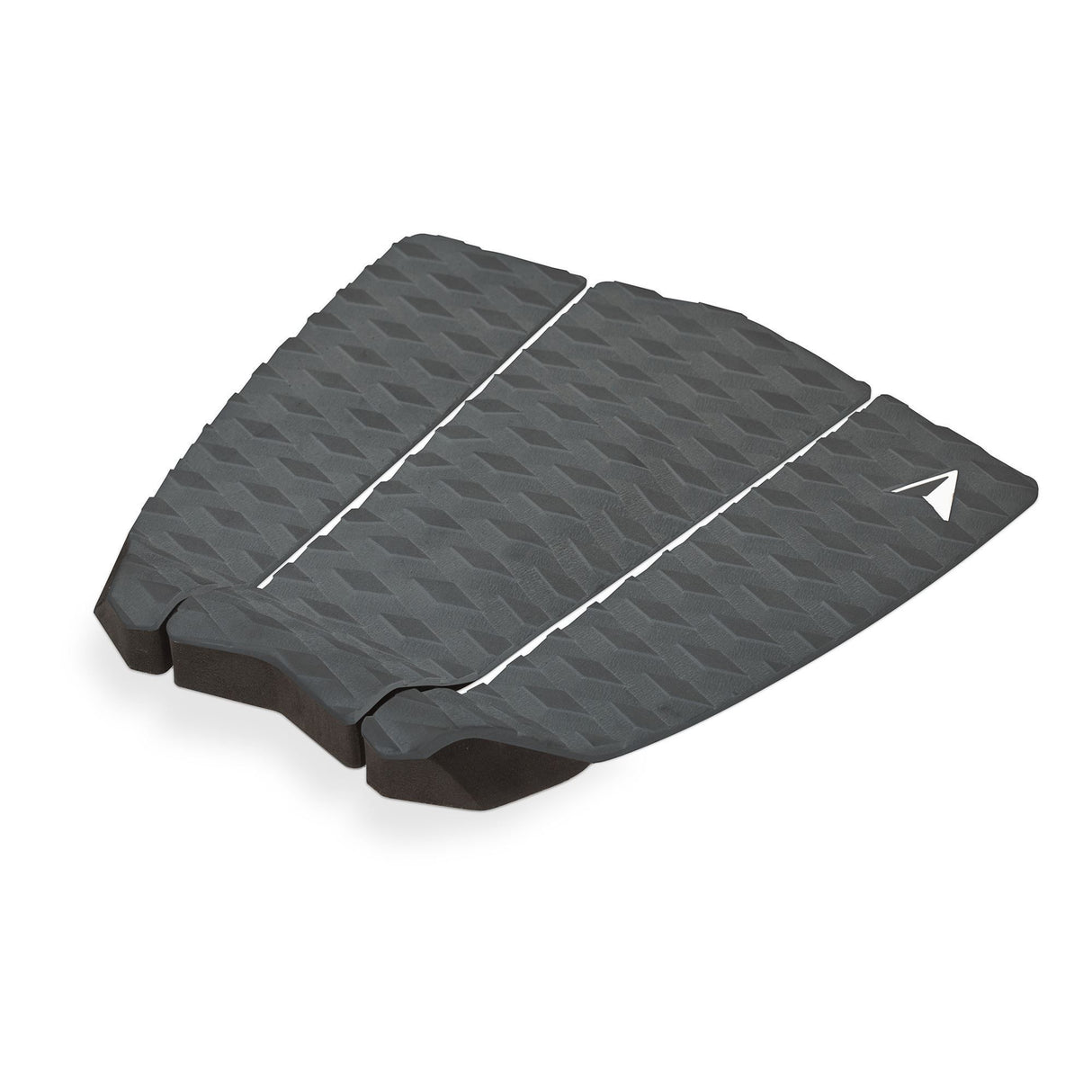 ROAM Footpad ECO Algae Traction Pad 3-teilig, dunkelgrau, strukturierte Oberfläche, Draufsicht
