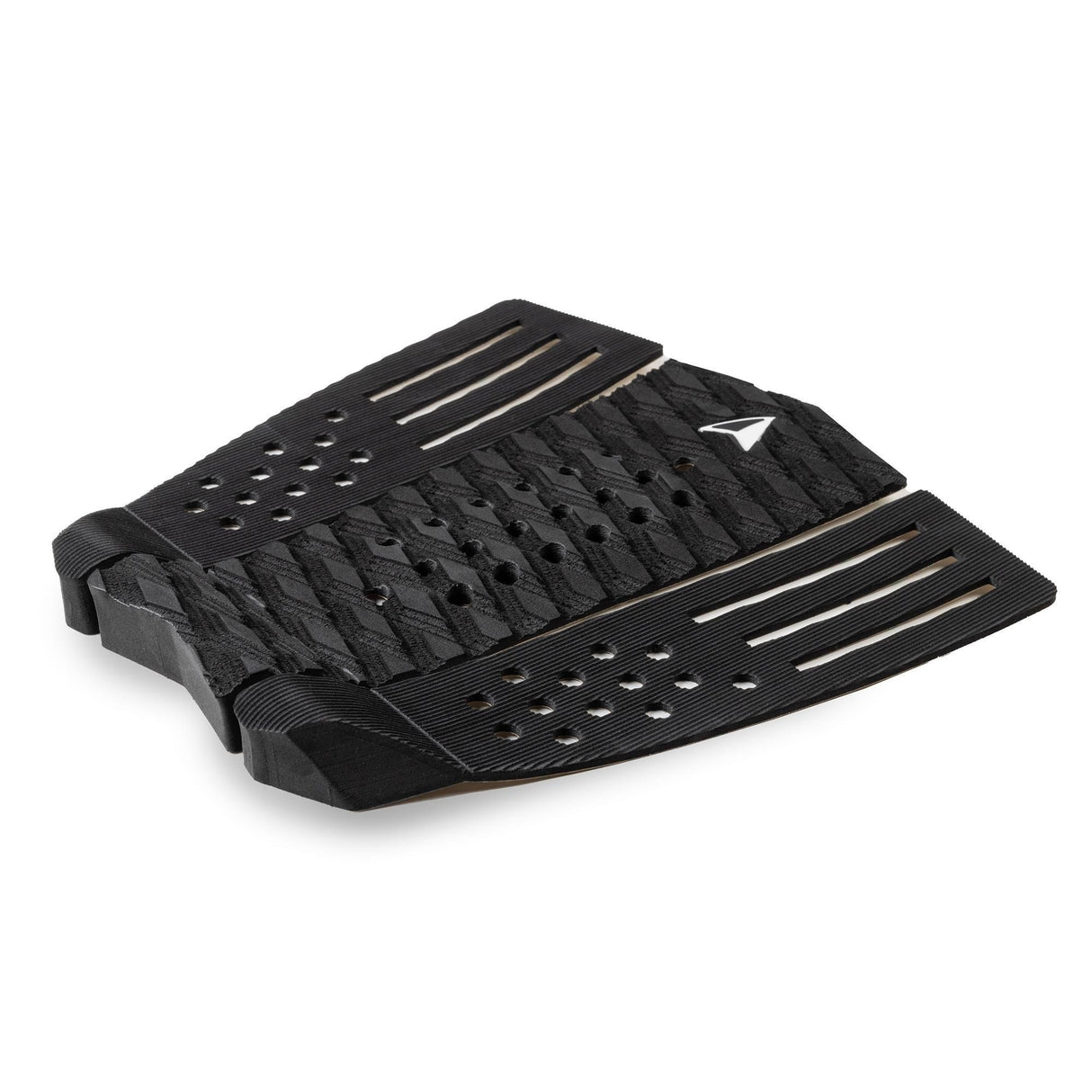 Roam Footpad Deck Grip Traction Comp Pad schwarz mit Noppen und Rillen, Draufsicht