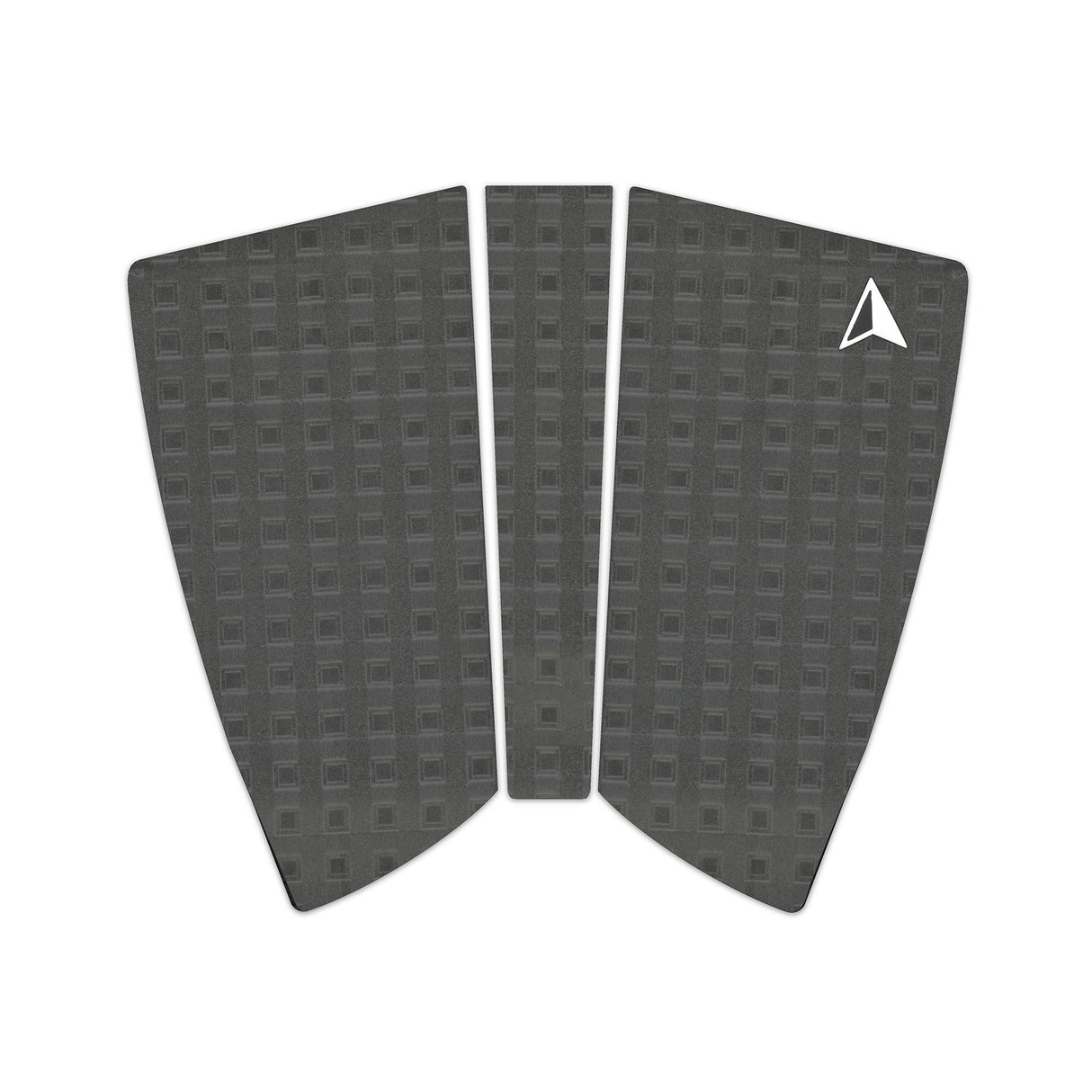Roam Footpad Deck Grip Traction Pad 2+1 in Grau mit strukturierter Oberfläche, Draufsicht