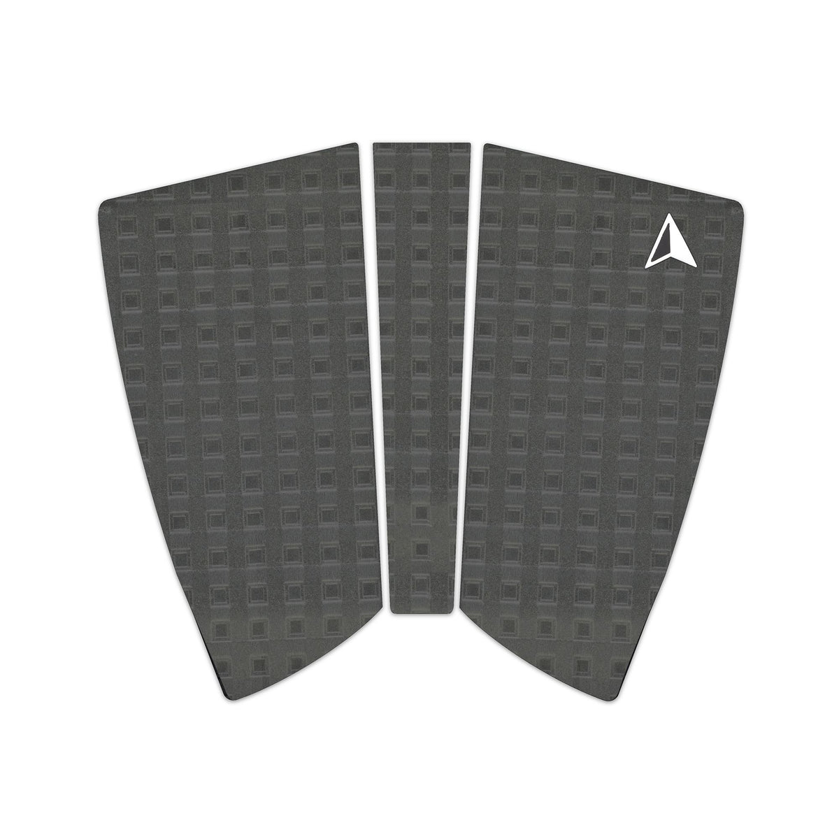 Roam Footpad Deck Grip Traction Pad 2+1 in Grau mit strukturierter Oberfläche, Draufsicht