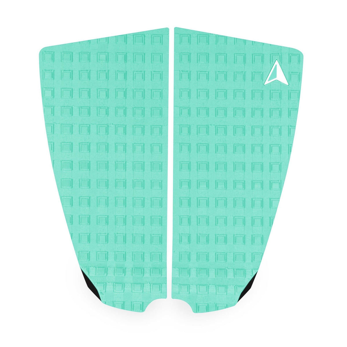 Roam Footpad Deck Grip Traction Pad 2-tlg in Mint, zwei selbstklebende Griffpads mit strukturierter Oberfläche, Draufsicht