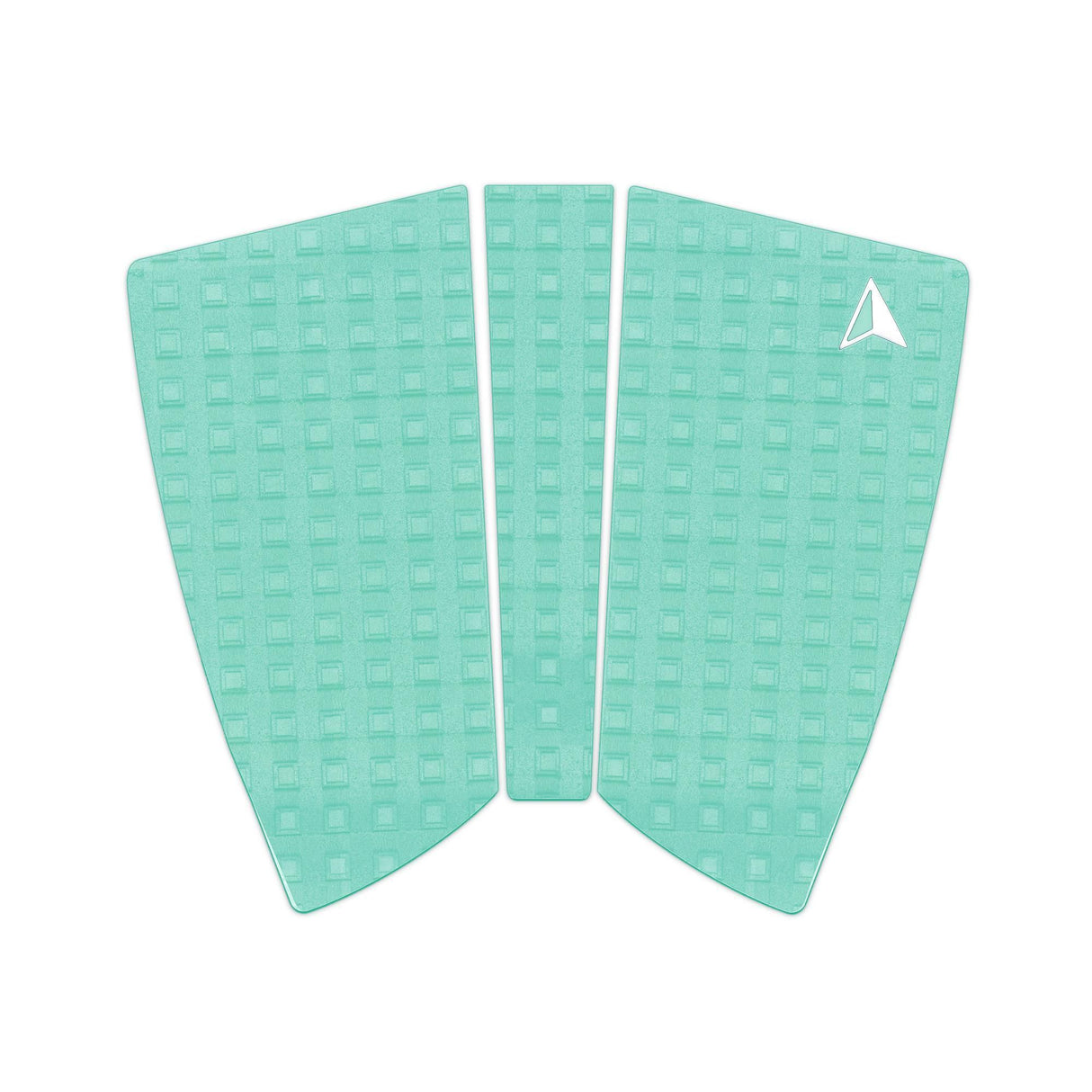 Roam Footpad Deck Grip Traction Pad 2+1 in Mint mit strukturierter Oberfläche, Draufsicht