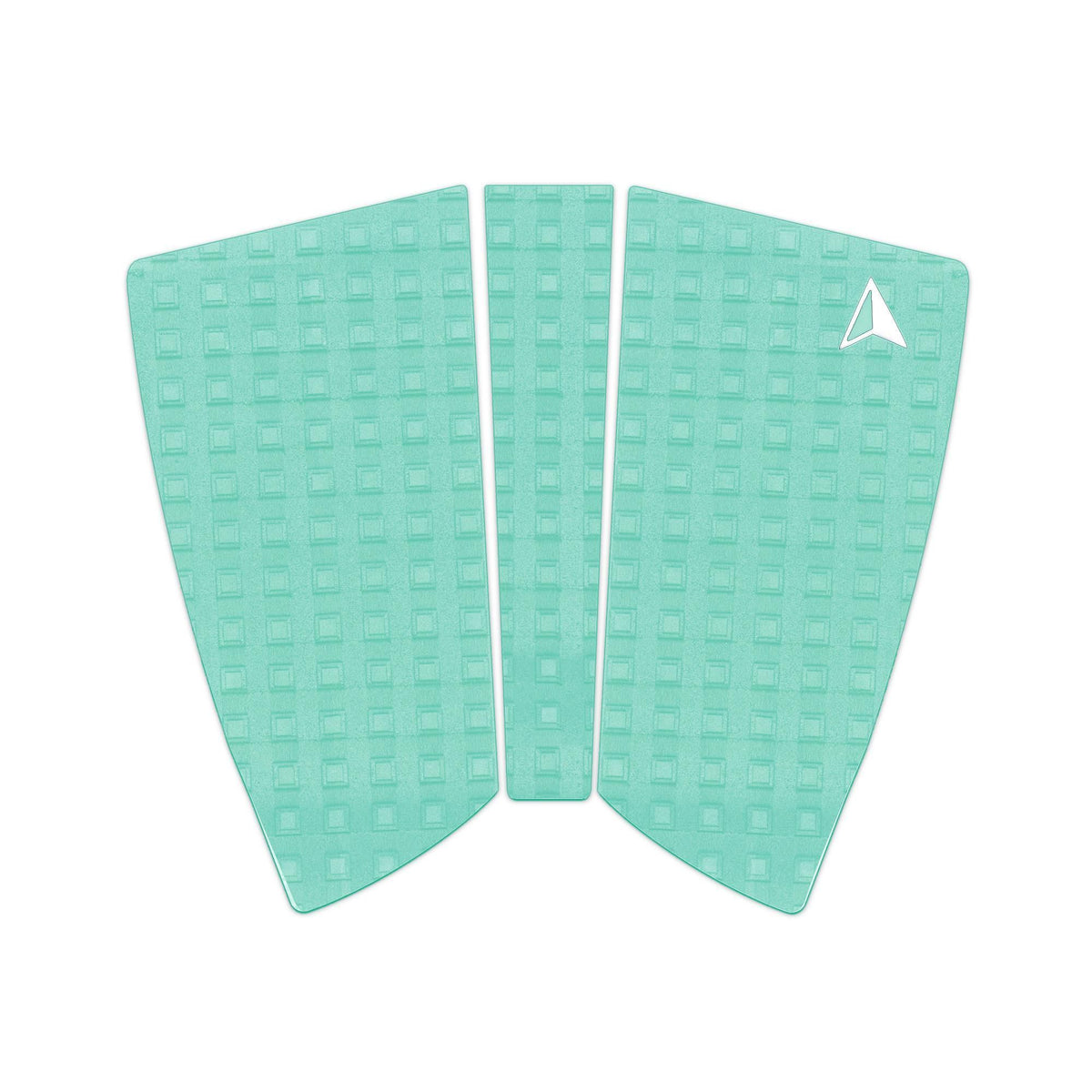 Roam Footpad Deck Grip Traction Pad 2+1 in Mint mit strukturierter Oberfläche, Draufsicht