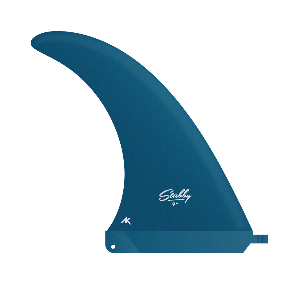 AK FIN STUBBY DARK TEAL 9"SINGLE FIN 2026