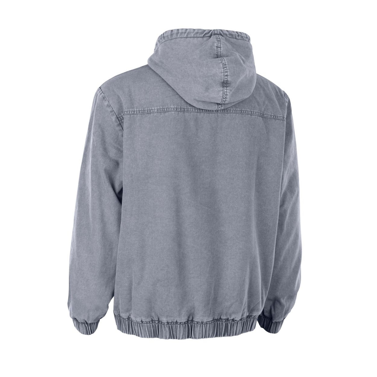 ION HD Insulated Cotton 2026 Jacke in Grau mit Kapuze, Frontalansicht