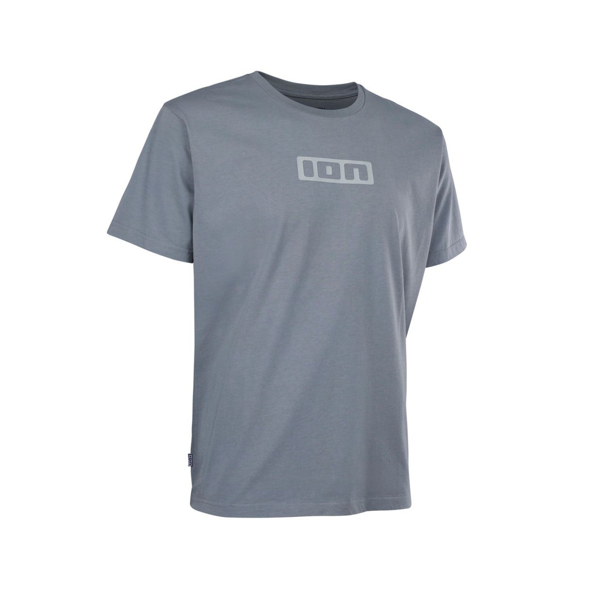 IONIONIC 2026 Herren T-Shirt in Grau mit ION Logo Print, Frontansicht