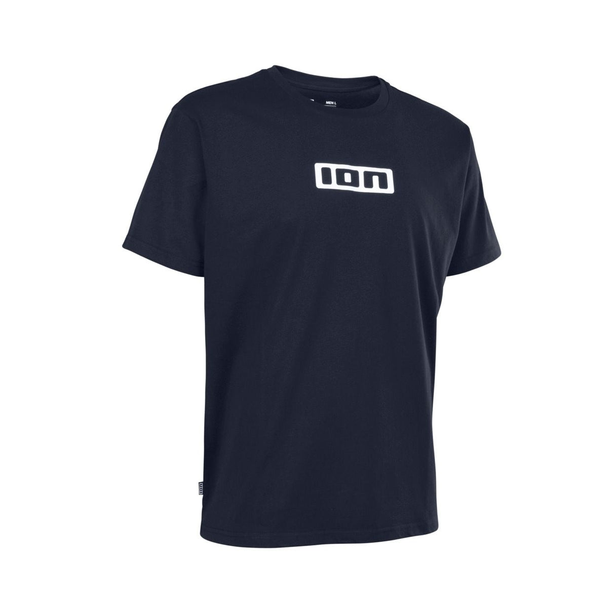 IONIONIC 2026 T-Shirt Dunkelblau mit weißem ION Logo, Frontansicht
