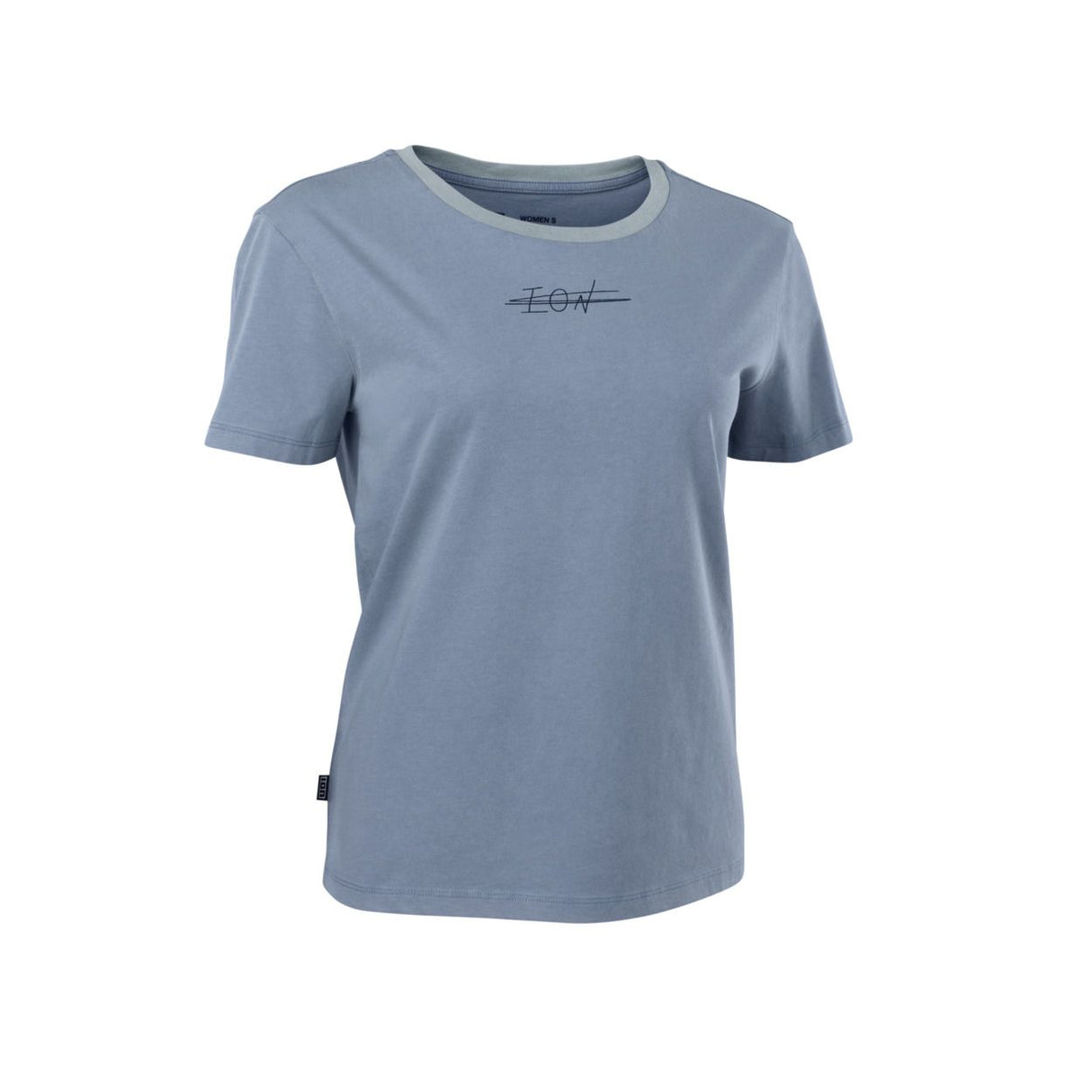 ION Tee Graphic 2026 Damen T-Shirt in Blaugrau mit Frontprint, Frontalansicht