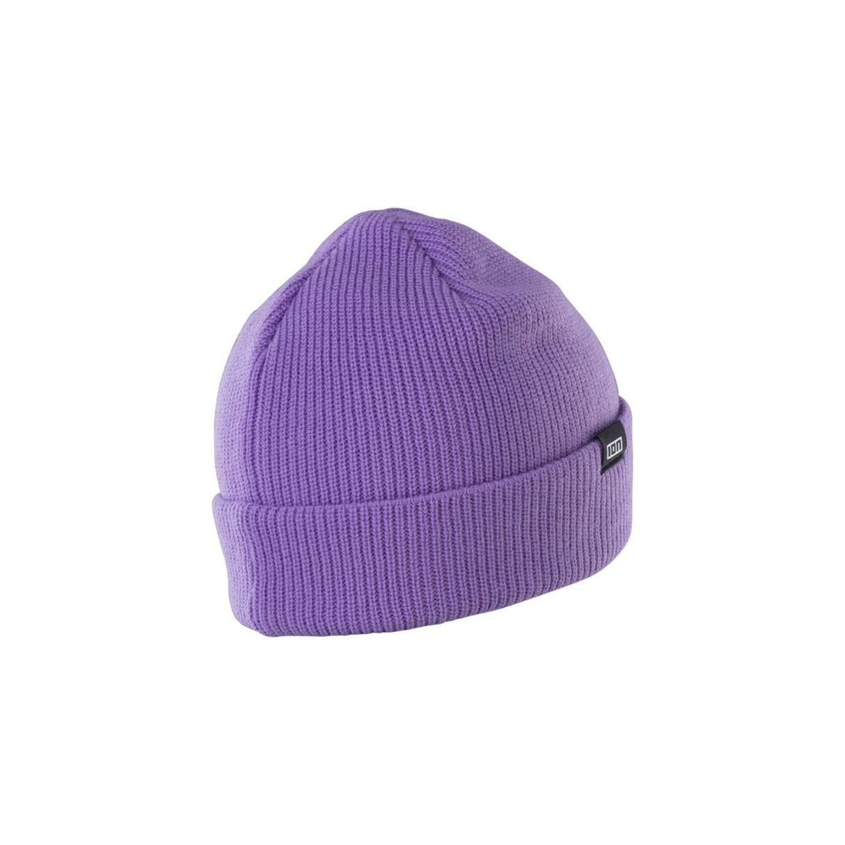 ION Beanie Ionic 2026 lila Strickmütze mit Umschlag, Seitenansicht