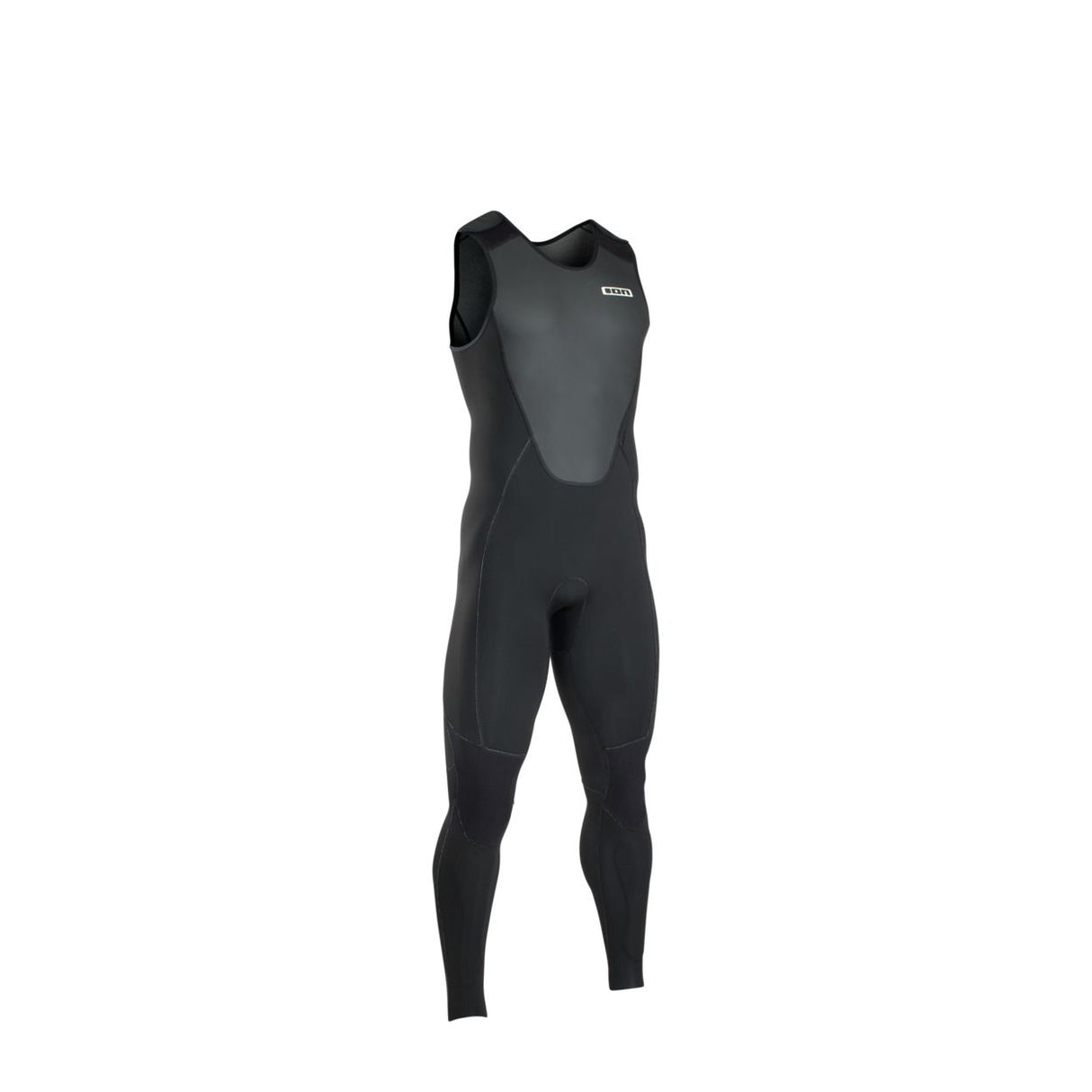 ION Long John 2.5 Herren Neoprenanzug schwarz, ärmelloses Design, Frontansicht
