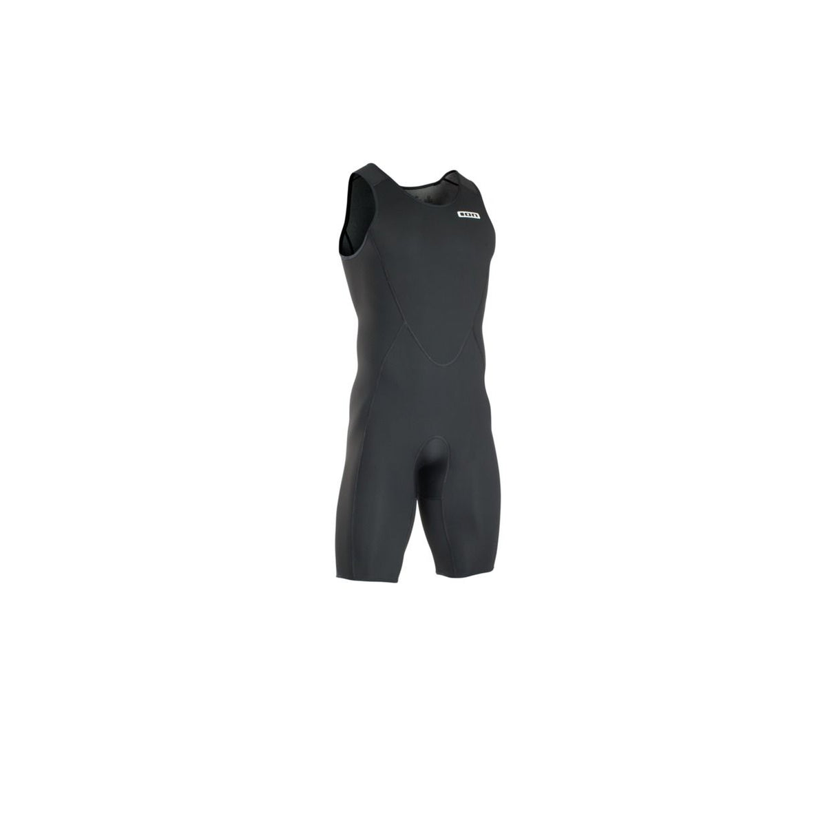 ION Monoshorty 2.0 2026 schwarzer Neopren-Shorty, ärmelloses Design, Frontansicht