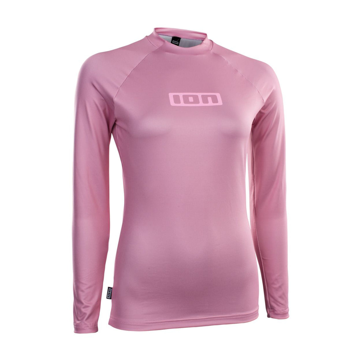 ION Rashguard Promo LS Women 2026 in rosa mit langem Arm, Frontansicht