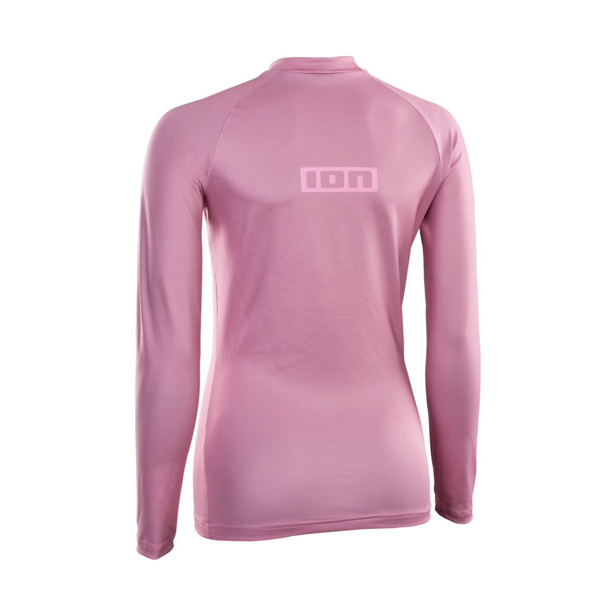ION Rashguard Promo LS Women 2026 in Rosa mit langem Arm, Frontalansicht