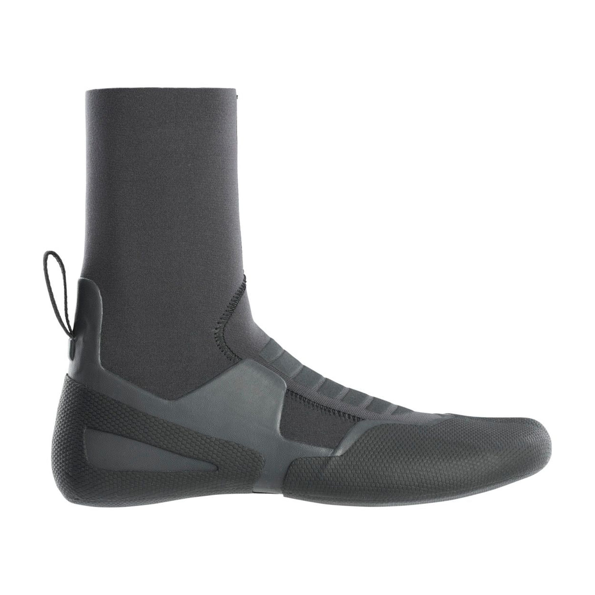 ION Plasma Boots 3/2 Internal Split 2026 in Schwarz, Neopren-Wassersportschuh mit geteiltem Schaft, Seitenansicht