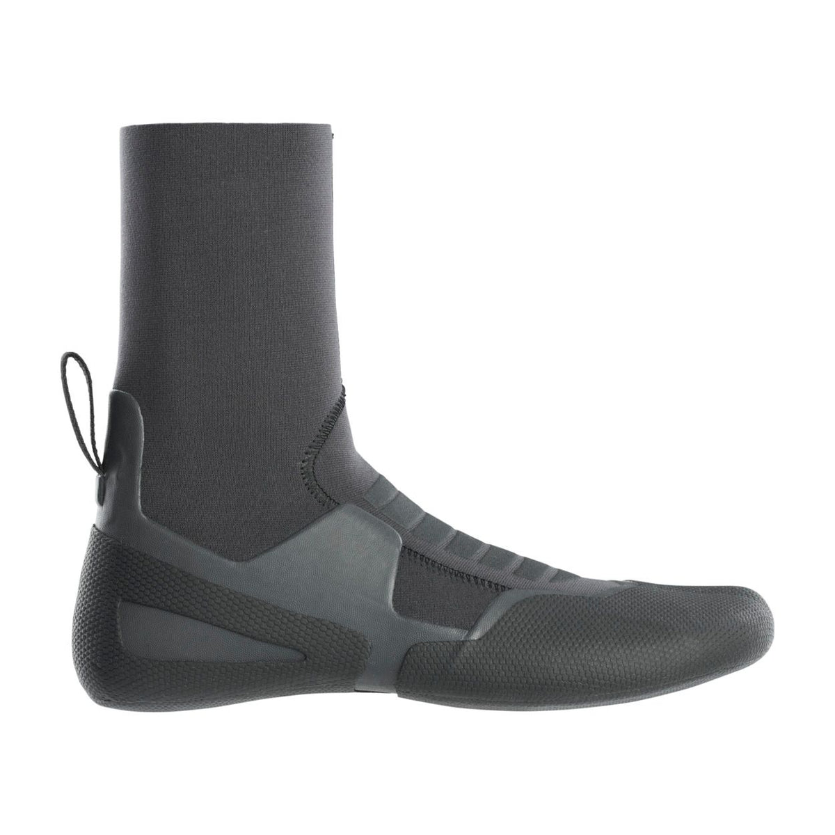 ION Plasma Boots 3/2 Internal Split 2026 in Schwarz, Neopren-Wassersportschuh mit geteiltem Schaft, Seitenansicht