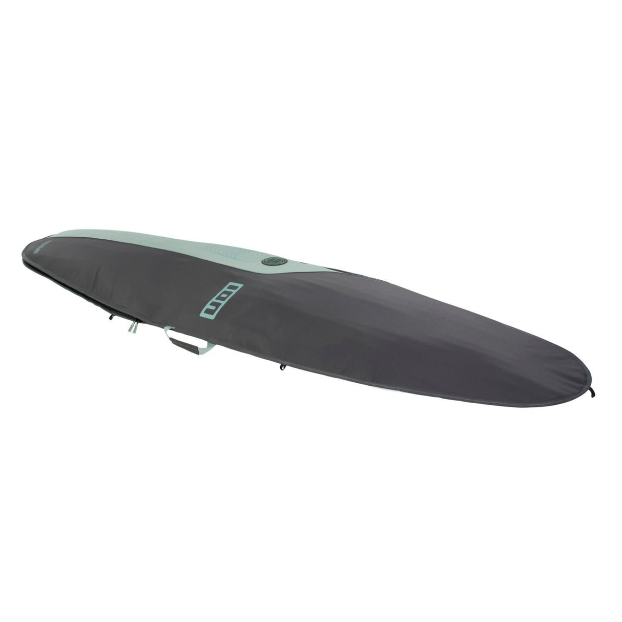ION SUP Boardbag Core 2026 schwarz-grün, Transporttasche für Stand-Up-Paddle-Board mit Tragegriffen