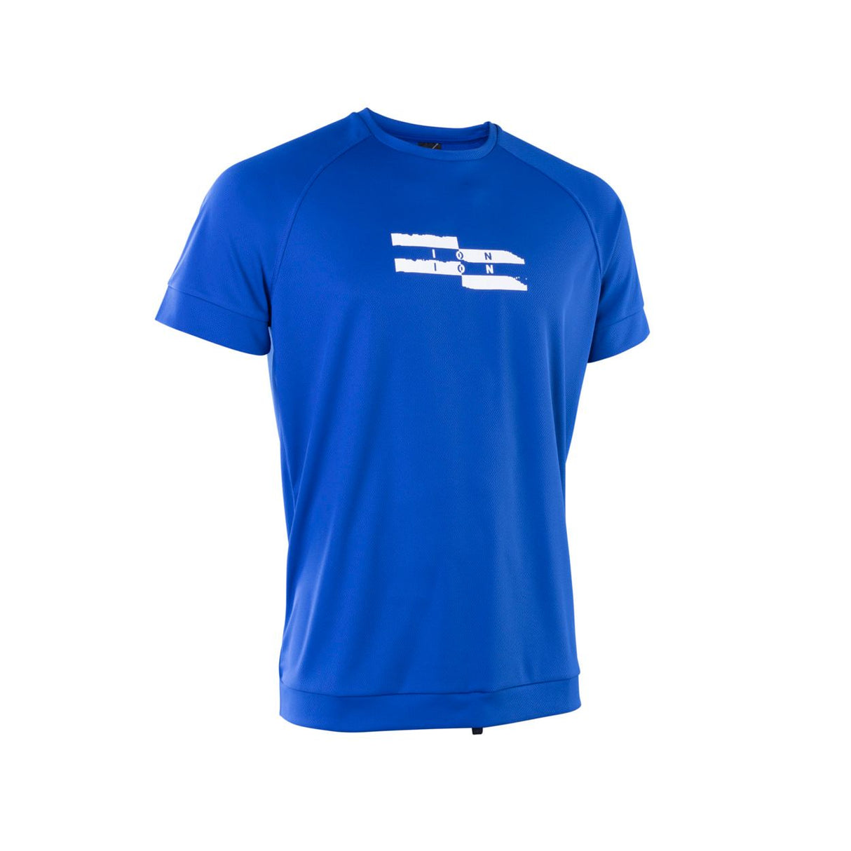 ION Wetshirt SS 2025 königsblau mit weißem Logo, Kurzarm, Vorderansicht