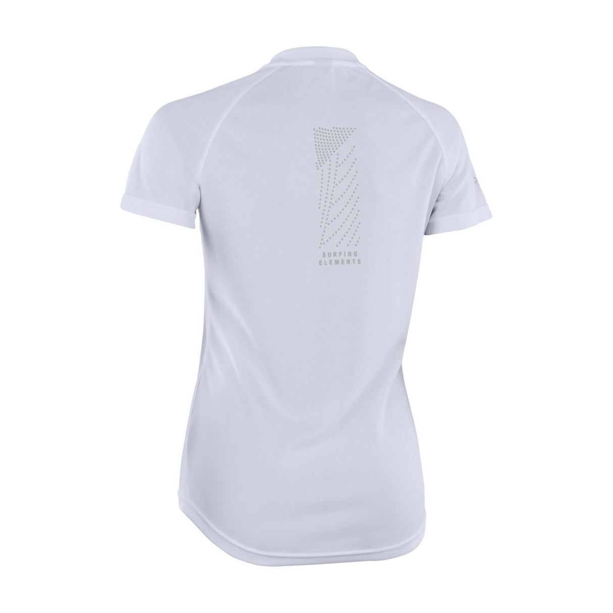 ION Wetshirt SS Damen 2026 weißes Funktionsshirt mit Kurzarm, Rückansicht, atmungsaktives Material