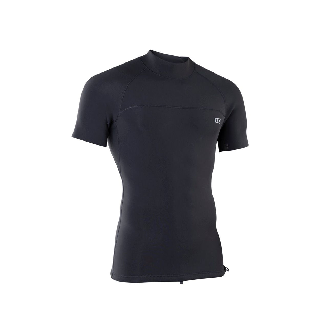 ION Neo Top 2024 Damen Kurzarm Neopren Shirt schwarz Frontalansicht