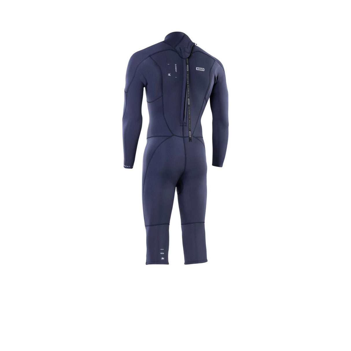 ION Element 4/3 Overknee LS Back Zip 2026 Neoprenanzug in Dunkelblau, Rückansicht