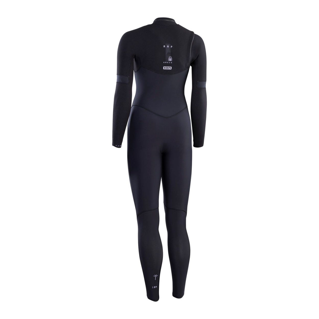 ION Amaze Amp 4/3 Front Zip Neoprenanzug für Frauen in Schwarz, Rückansicht