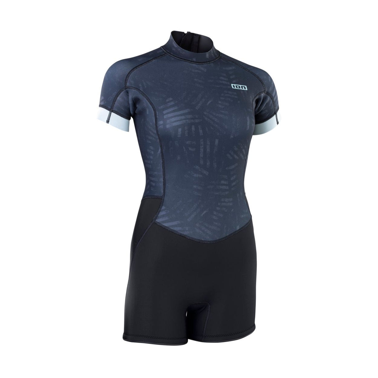 ION Amaze Shorty 2.5 2026 Neoprenanzug in Dunkelblau und Schwarz, Frontansicht
