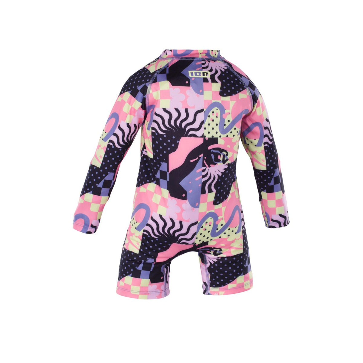 ION Rashguard Toddler LS Baby, mehrfarbig gemustert, Langarm, UV-Schutz, Frontalansicht