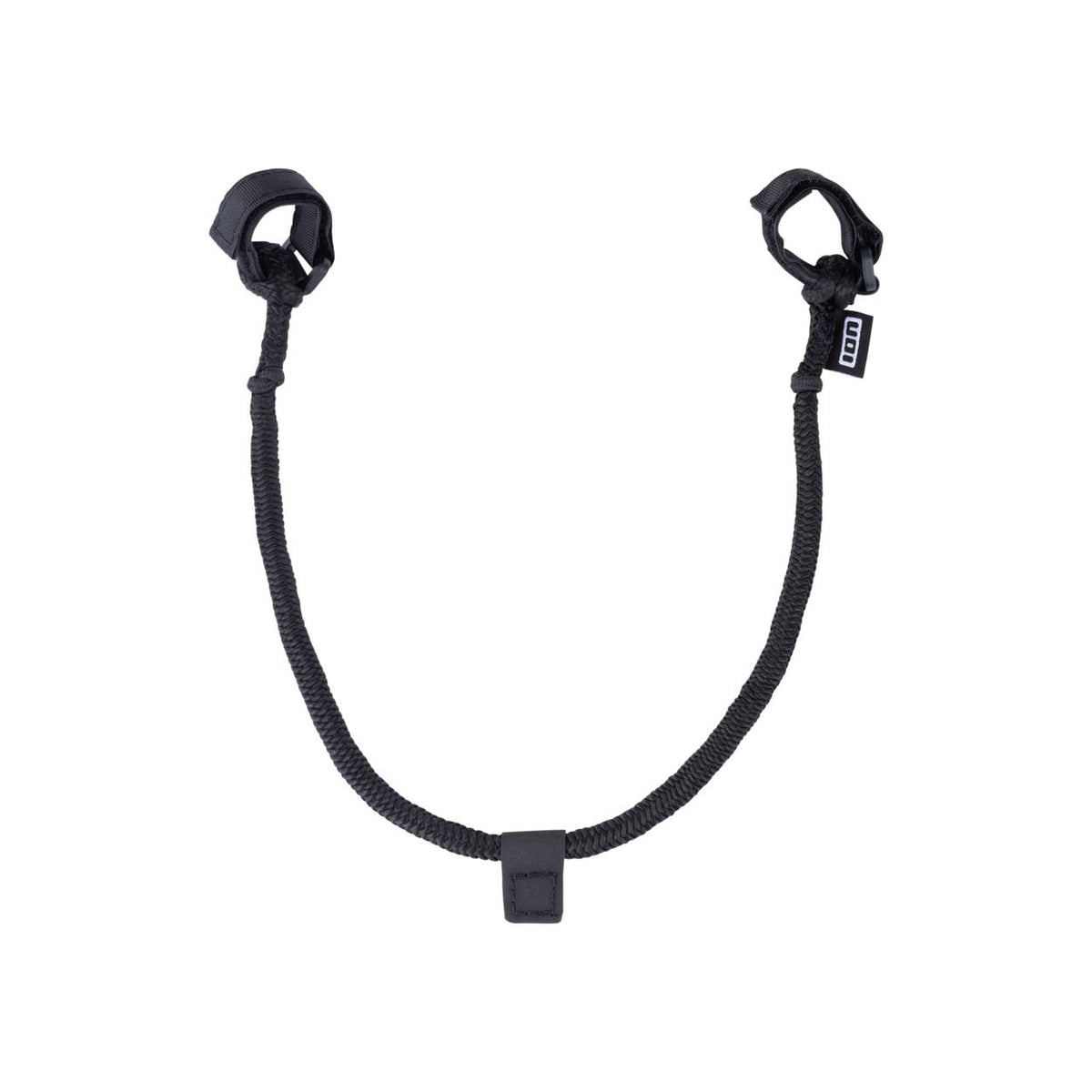 ION Wing Harness Line Elastic 2026, schwarze elastische Verbindungsleine mit Ringen, Produktansicht
