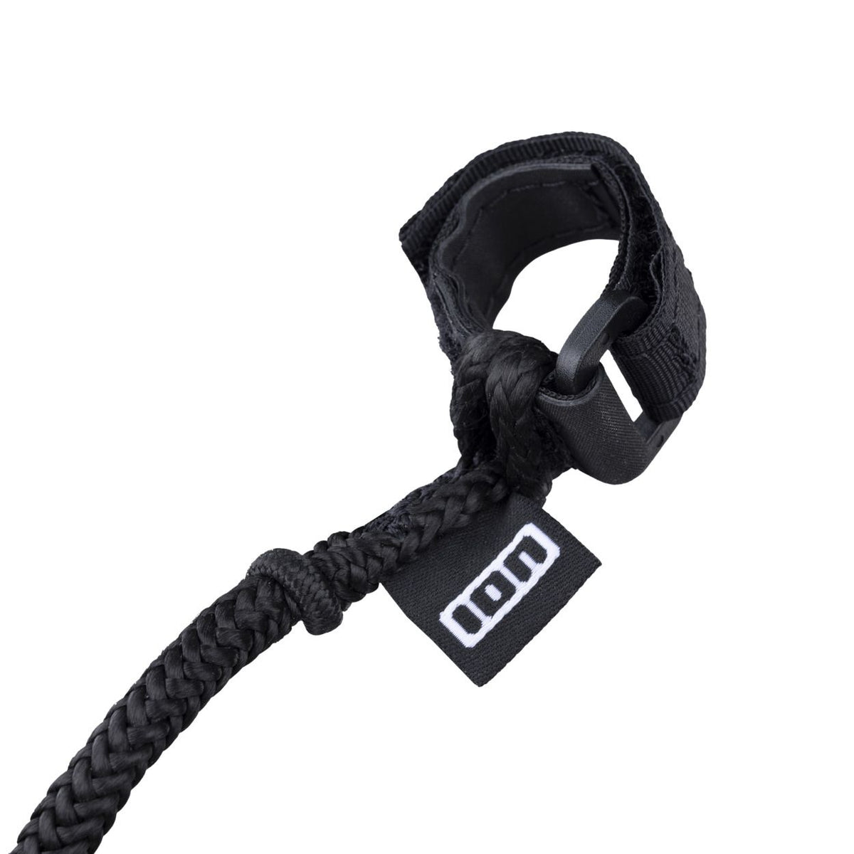 ION Wing Harness Line Elastic 2026 schwarze Trapezleine mit geflochtenem elastischem Seil und Schlaufe