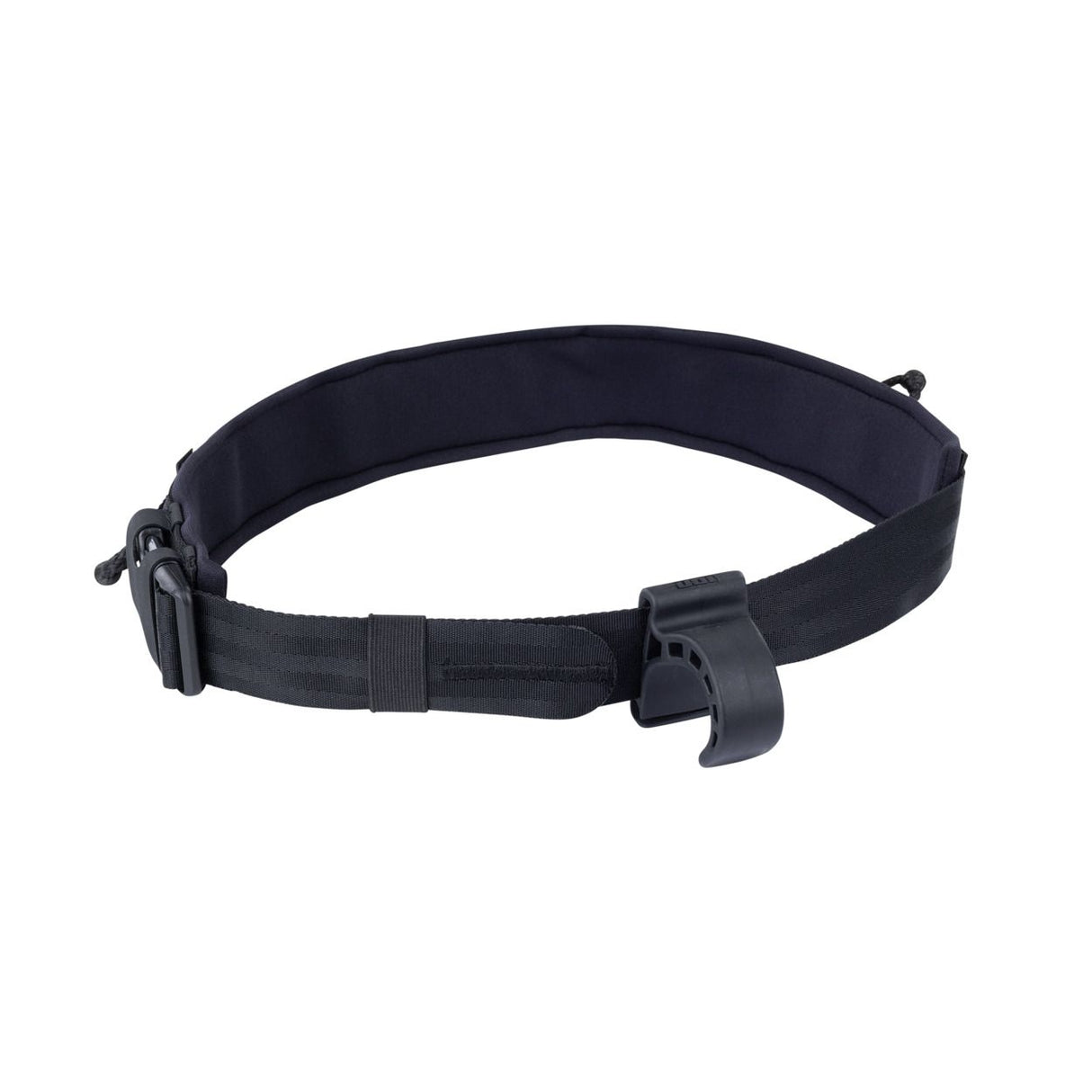 ION Wing Hip Belt 2026 schwarzer Neopren-Hüftgurt mit Kunststoffschnallen, Frontalansicht