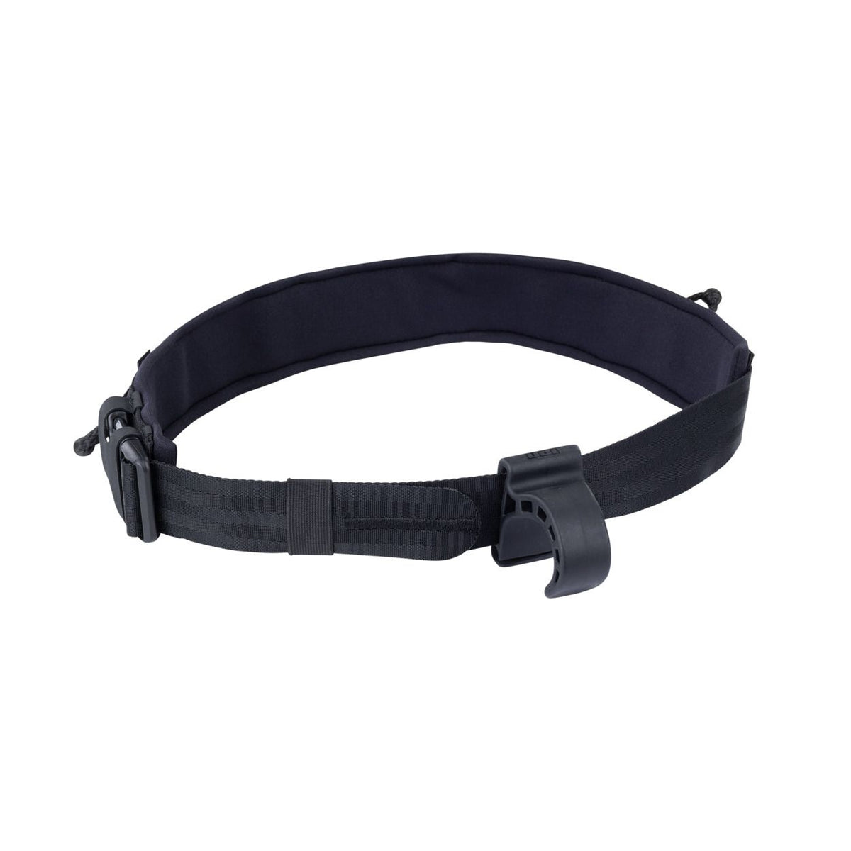 ION Wing Hip Belt 2026 schwarzer Neopren-Hüftgurt mit Kunststoffschnallen, Frontalansicht