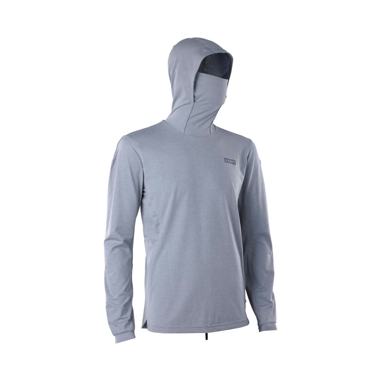 ION Storm Pro LS 2026 Kapuzenshirt Langarm Grau Frontansicht
