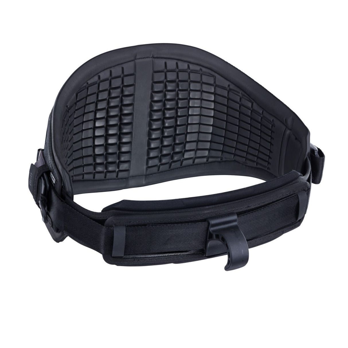 ION Rogue 2026 Kiteboarding Waist Harness schwarz mit Netzstruktur, Frontalansicht