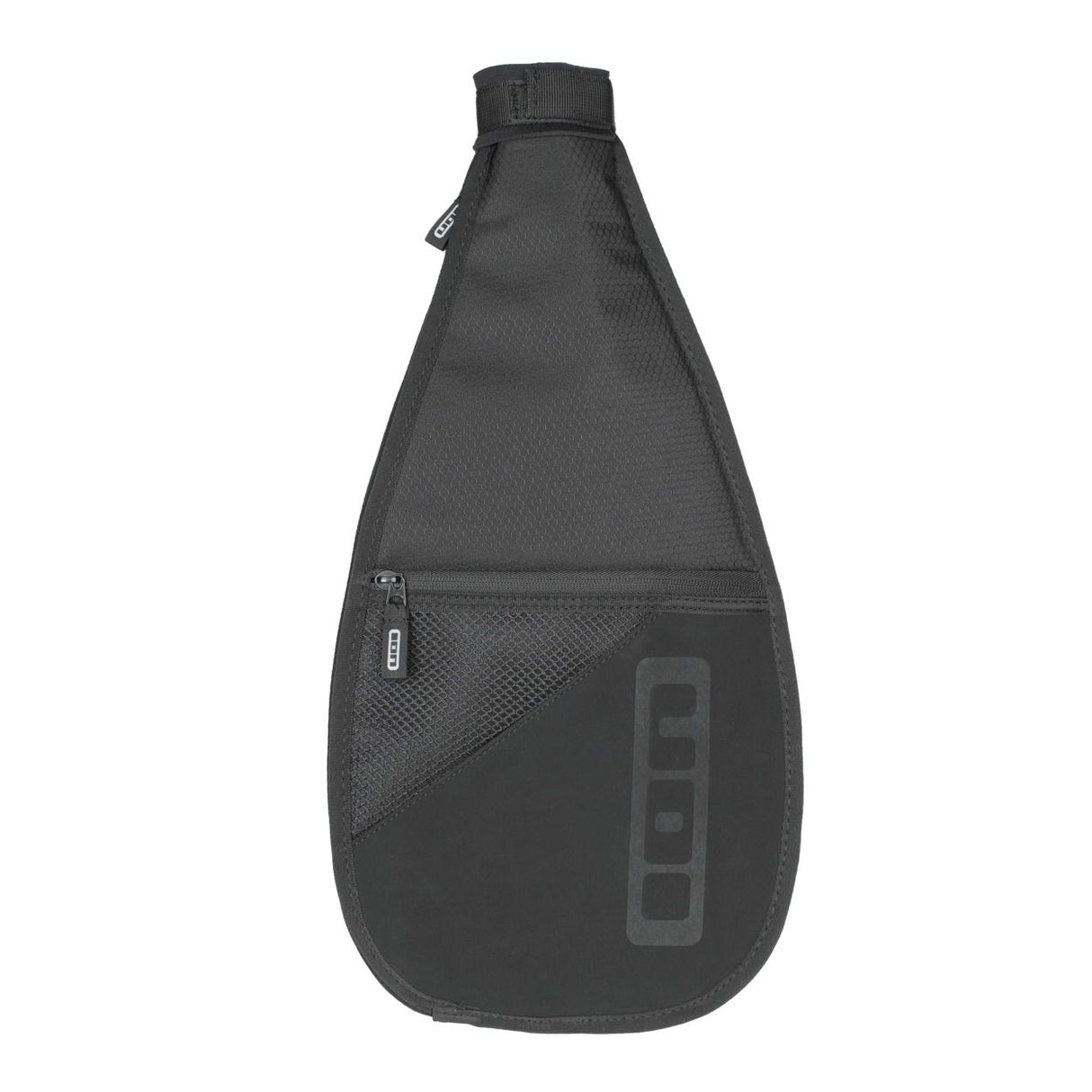 ION Blade Bag 2026 schwarze Sporttasche mit Schultergurt, Frontansicht
