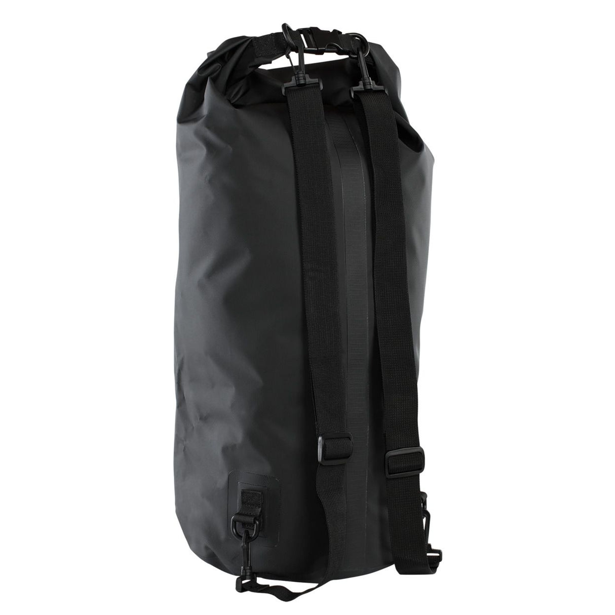 ION Dry Bag 2026 schwarze wasserdichte Tasche mit Rollverschluss und Schultergurten, Frontansicht