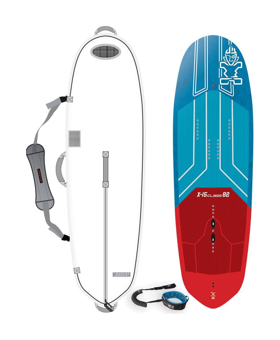 Starboard X-15 CLASS W. BOARD BAG &LEASH 2027