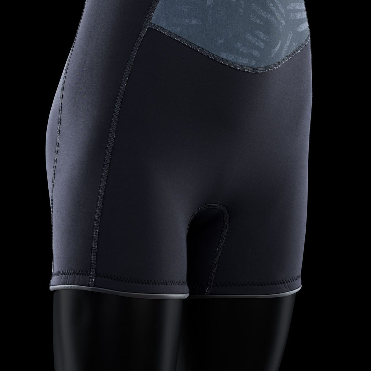 ION Collision Vest Element Side Zip 2026 schwarz, Neopren-Schutzweste mit Seitenreißverschluss, Detailansicht
