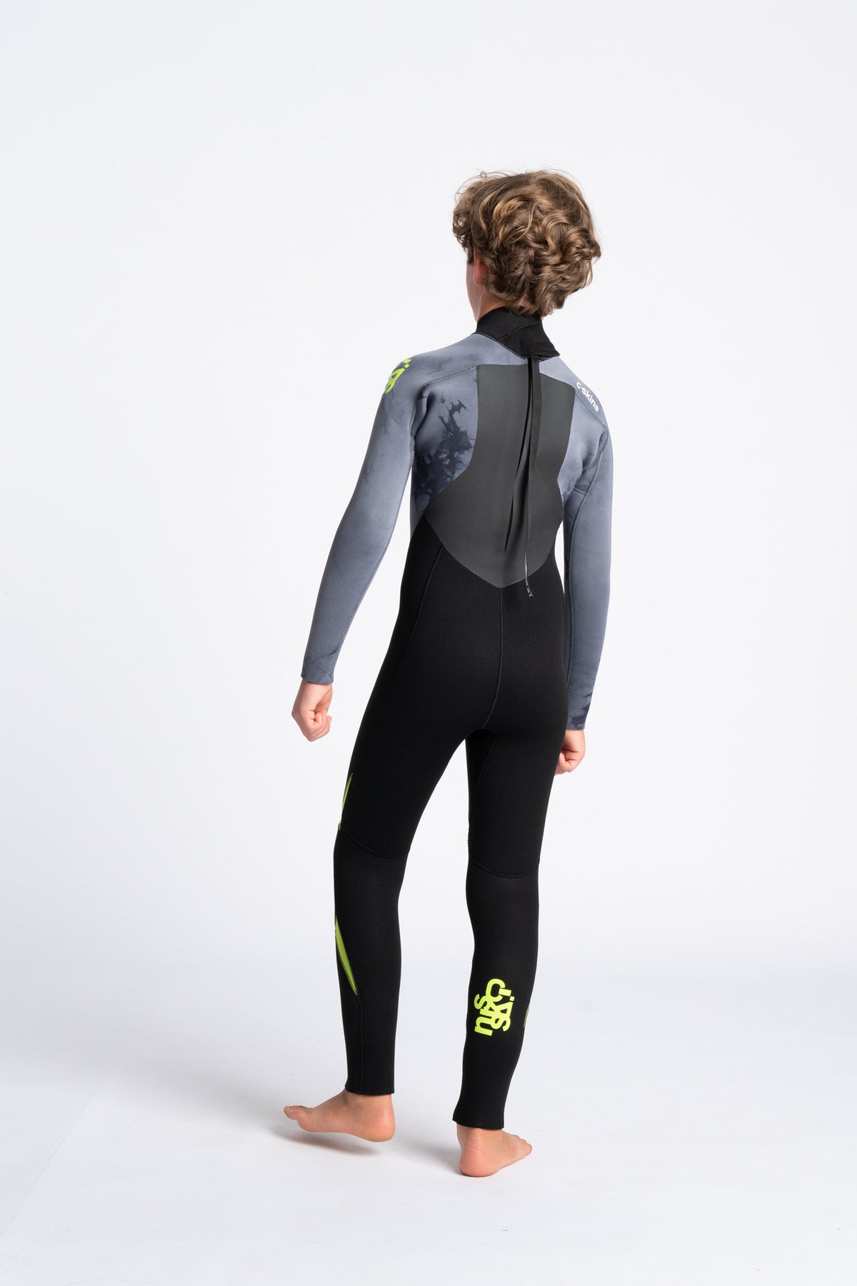 C-Skins Legend 5:4:3 Junior GBS Back Zip grey