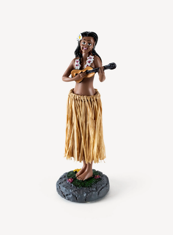 Devoted Hawaiian Hula Dashboard Girl