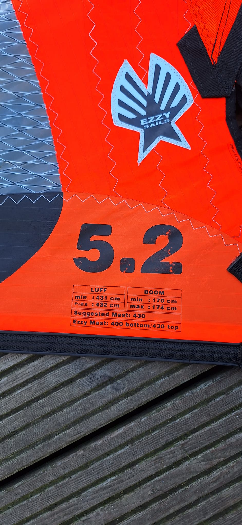 Ezzy Sails Wave Panther 5.2 (gebraucht)
