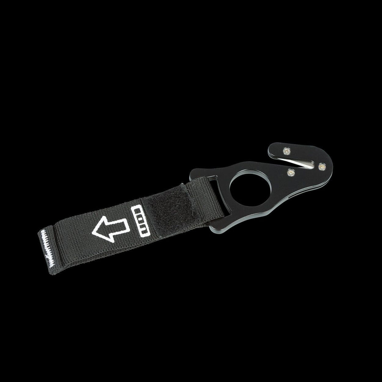ION Collision Vest Element Side Zip 2026 schwarze Prallschutzweste mit Seitenreißverschluss, Frontalansicht