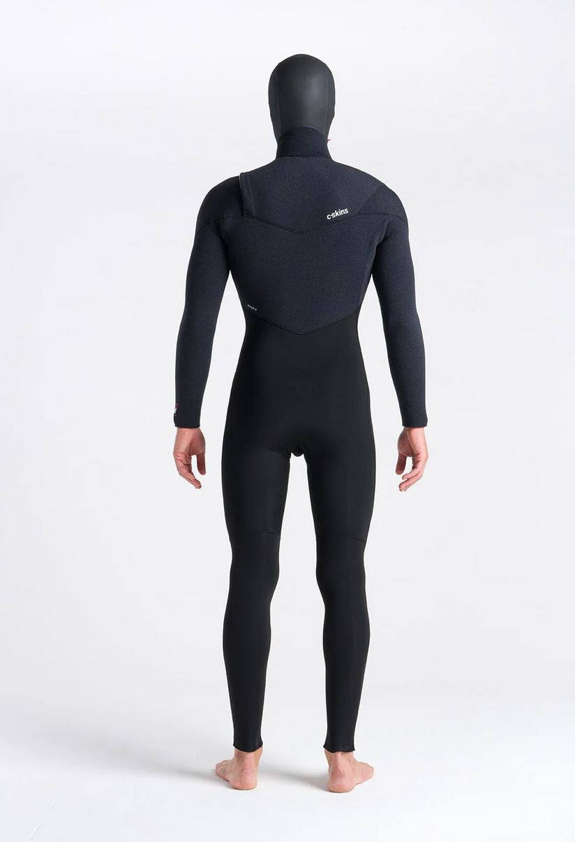 C-Skins REWIRED 6:5 MENS CHEST ZIP HOODED STEAMER