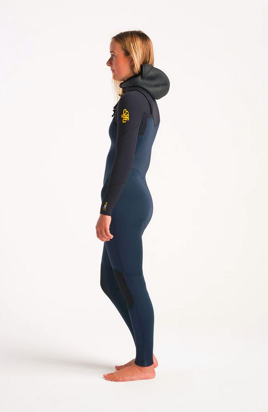 C-Skins SOLACE 5:4:3 WOMENS CHEST ZIP HOODED STEAMER