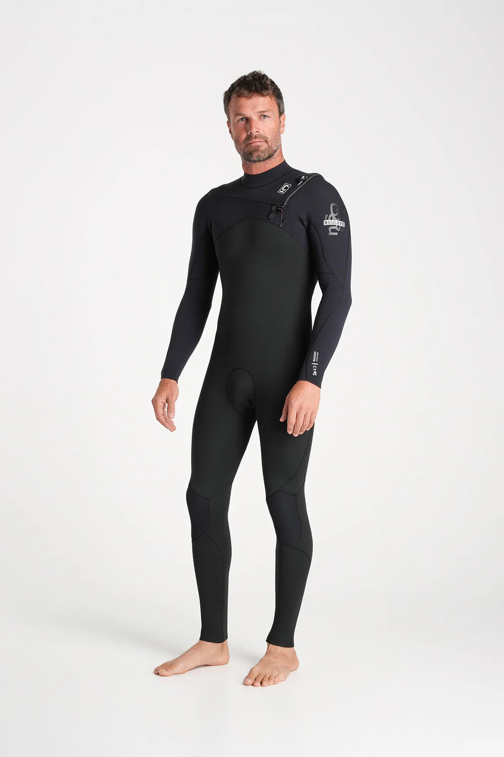 C-Skins NuWave Mens Session 4:3 Mens Chest Zip Steamer